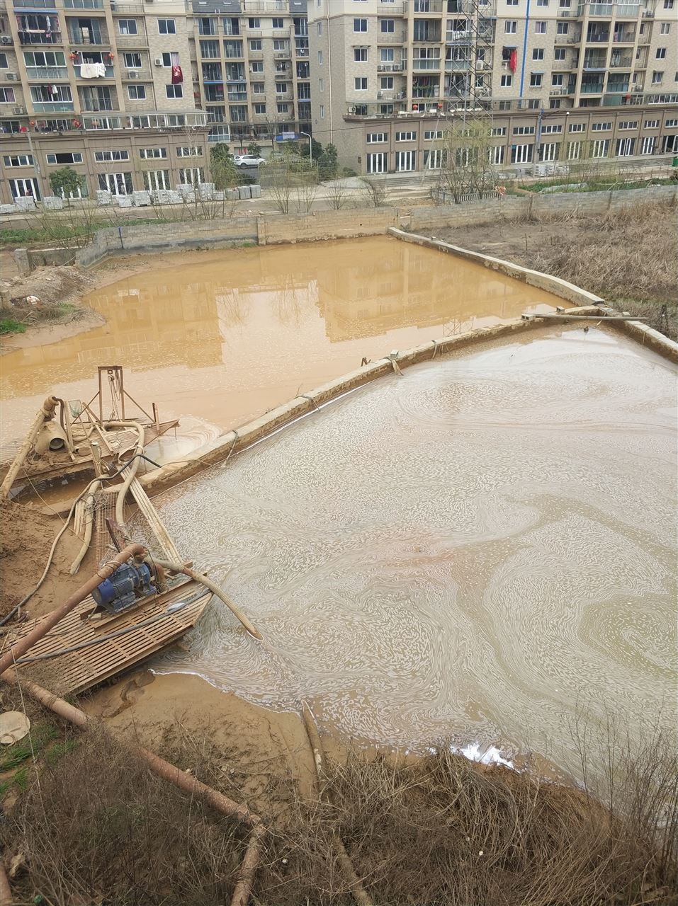 横山沉淀池淤泥清理-厂区废水池淤泥清淤