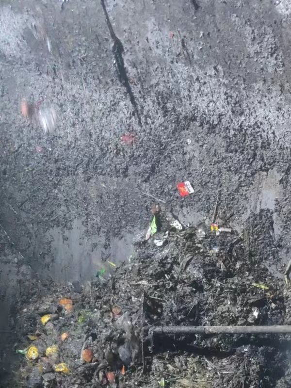 横山污水池清理